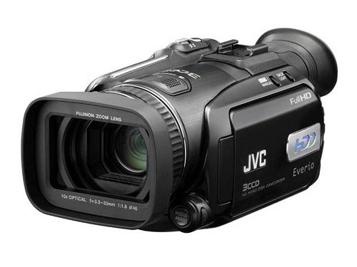 高清硬盘摄像机 JVC HD7AC送专业刻录机