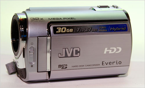 支持全高清 JVC Everio硬盘DV真机亮相