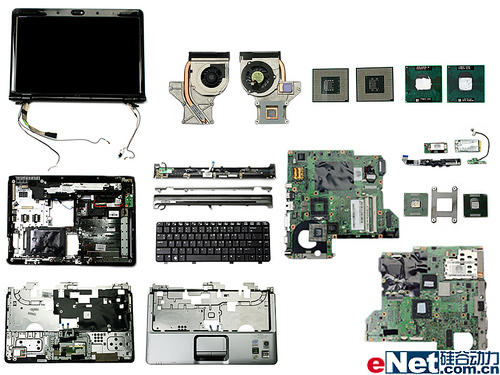 奔向45纳米 惠普dv2743笔记本拆机+换芯